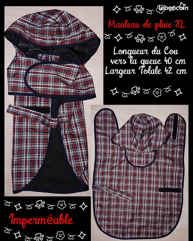 Manteau de pluie Chien XL (image 1)