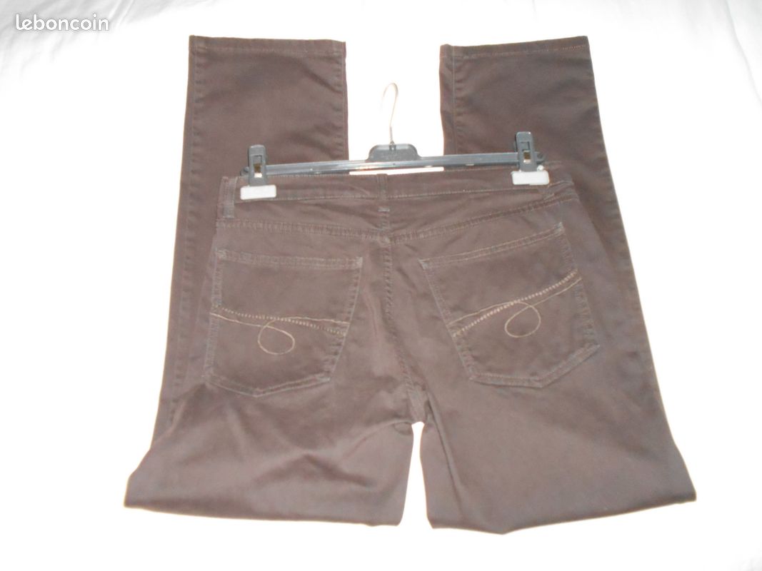 Pantalon marron " Ober " T 40 (image 3)