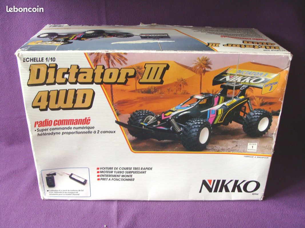 Buggy NIKKO DOMINATOR 4 WD en TBE de Fonctionnement Télécommande