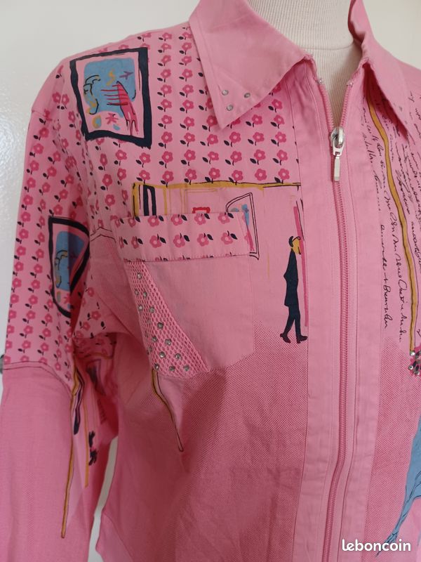 Blouson rose original (image 2)