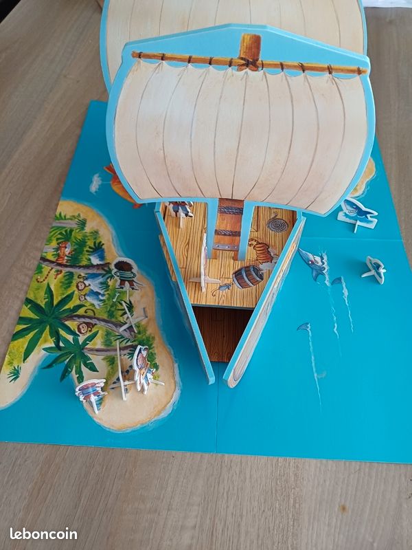Le bateau des Pirates : Coffret Livre et Jeu de construction (image 9)