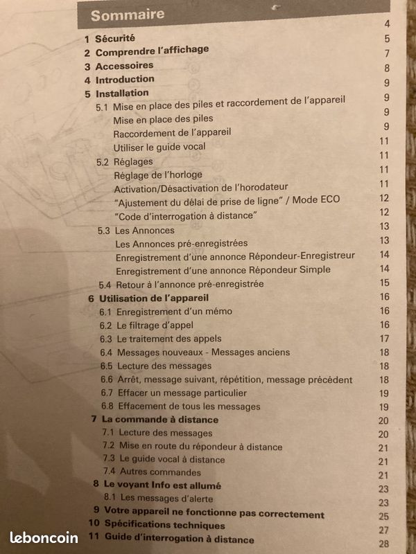 Répondeur téléphonique numérique Philips (image 2)