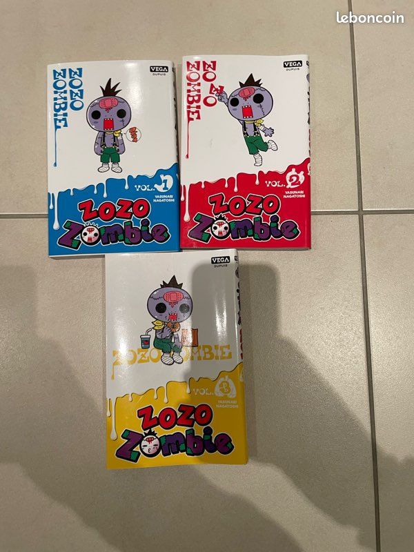 Lot de 3 Mangas Zozo Zombie (image 1)