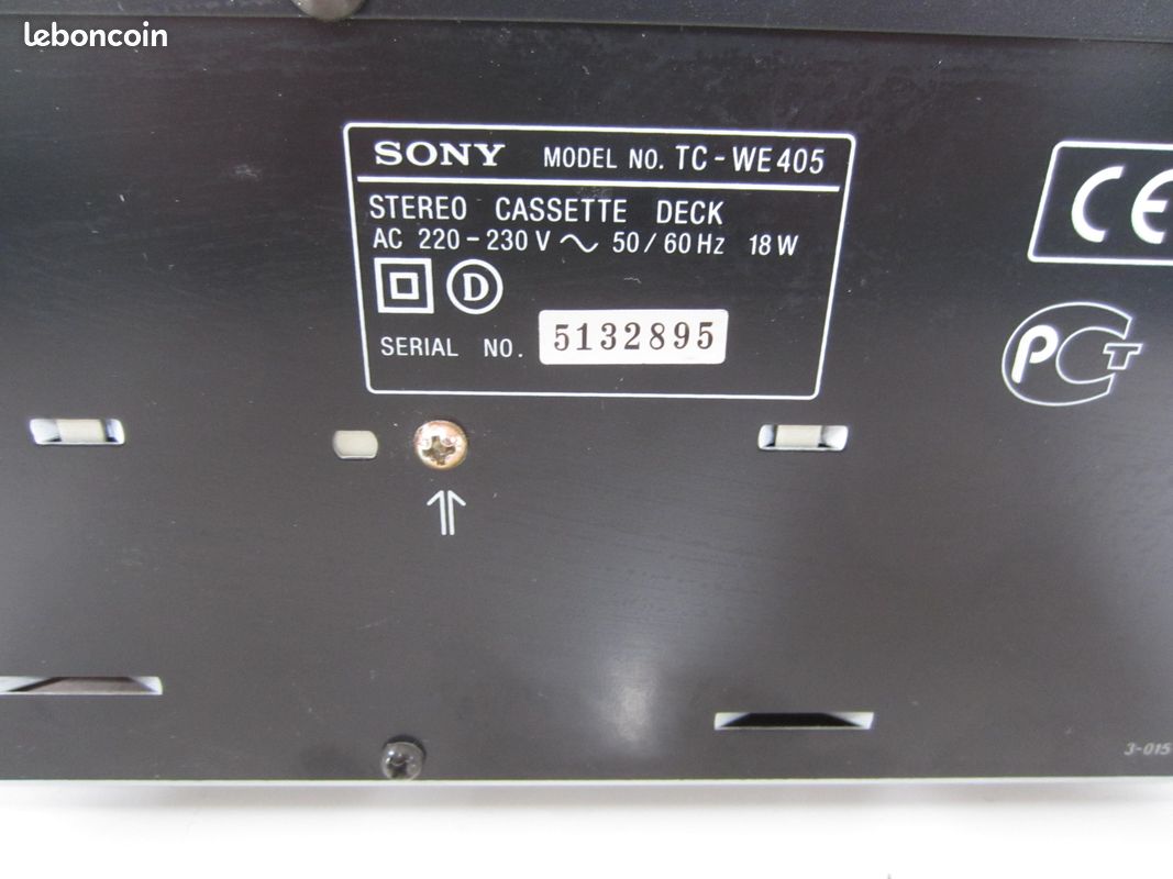 Platine cassette Sony Tc-we 405 ok - Photo, audio & vidéo