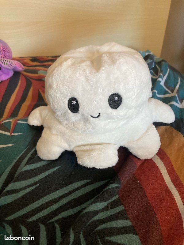 Peluche poulpe qui change de visage (image 2)