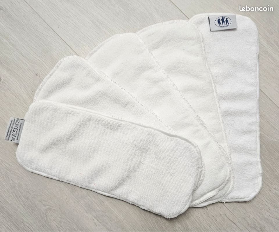Lot de couches lavables Bum diapers avec voiles et inserts supplémentaires (image 8)