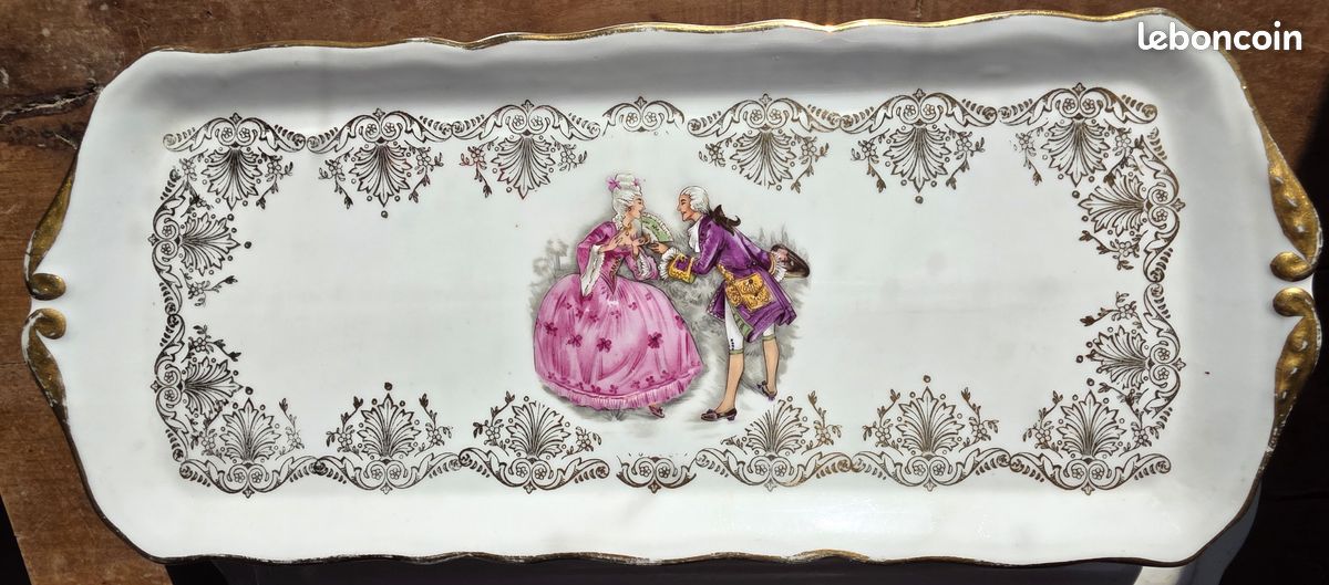 Plats a cake en porcelaine (image 3)