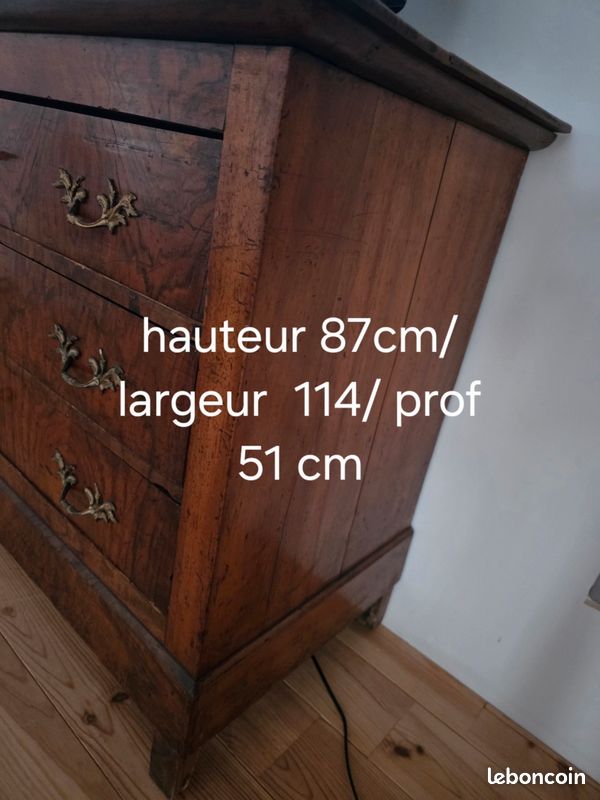Commode bois acajou (image 3)