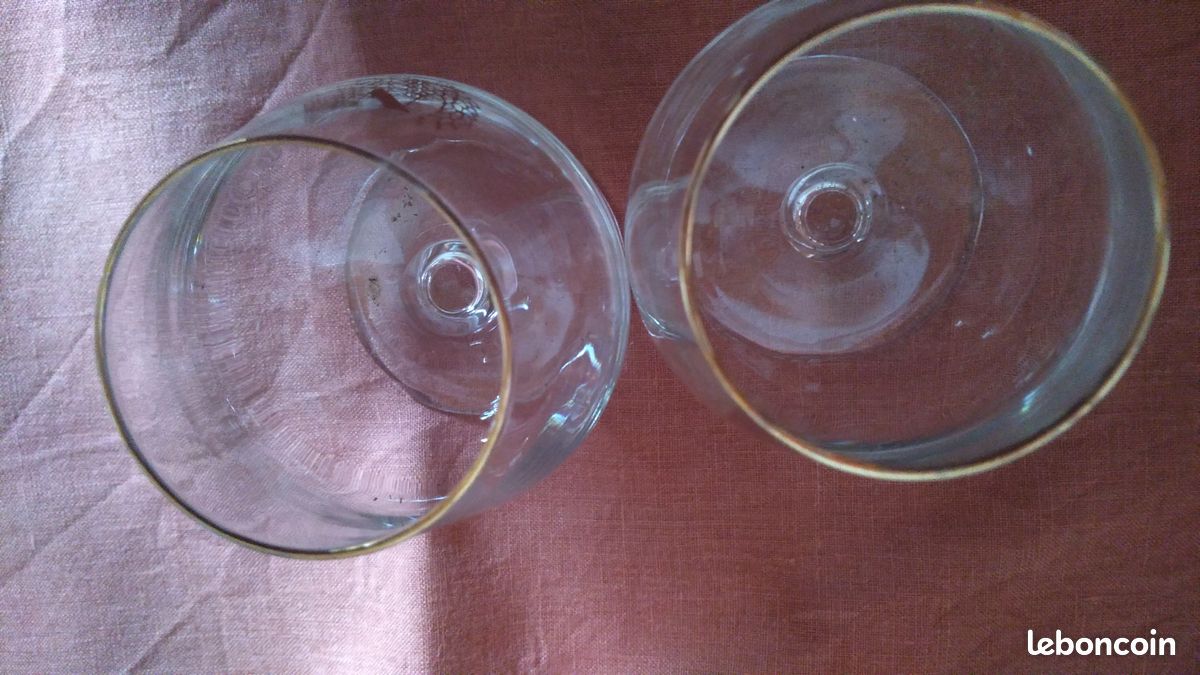 Sziqiqi Lot de 2 Verres à Cognac Brandy Whisky Dégustation, Brandy