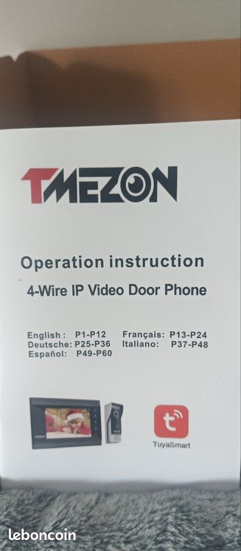 Interphone vidéo IP TMEZON neuf (image 5)