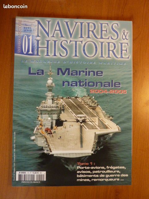 MARINE : MAGAZINES NAVIRES et HISTOIRE hors série n° 1 et 2, : la Marine Nationale 2004-2005 (image 3)