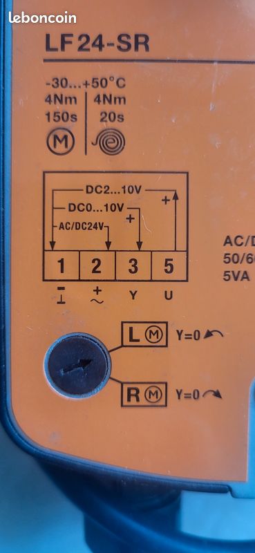 Belimo LF24-SR servomoteur de registre (image 2)