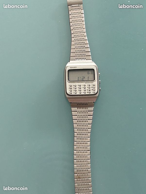 Rare montre Vintage SEIKO CALCULATRICE C153-5007 Montres Bijoux