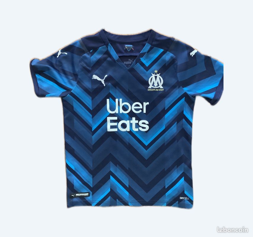 MAILLOT DE FOOTBALL Marseille 2021-2022 Homme Adulte bleu - Sport
