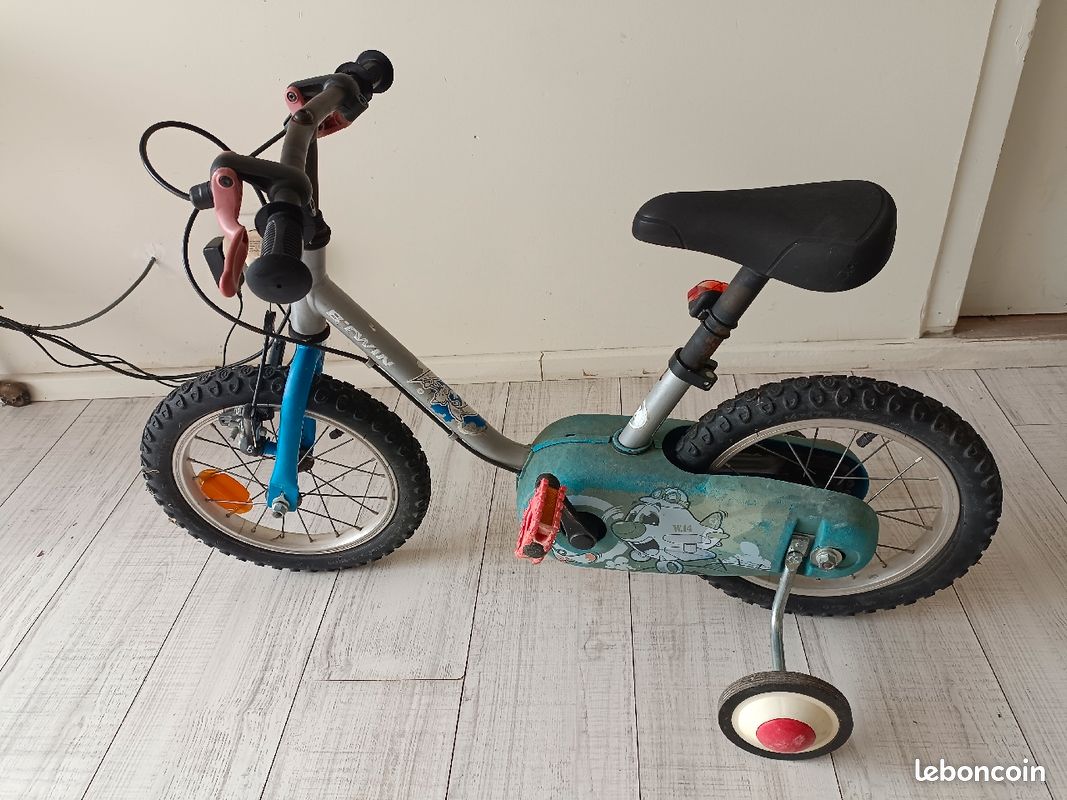Btwin Blue 14 Inch Bike Btwin 14 Pouces Decathlon Bmx 14 Pouces