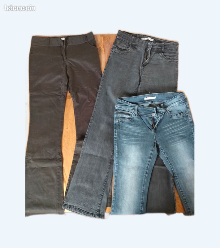 Lot de 3 jeans skinny femme taille 38 - Vêtements