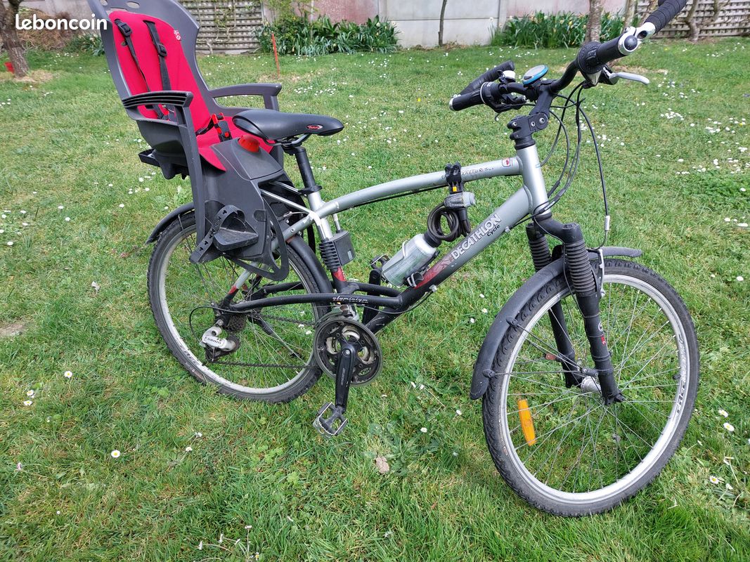 Siège Vélo Enfant Avant Avec Guidon – Siège Bébé VTT Réglable Aluminium + Silicone, Pour Adultes