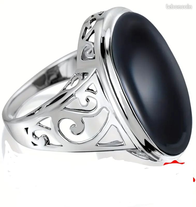 Bague En Argent 925 Et Agate Orangée Ovale - Taille 56, Référence NGIL-4, Neuve Avec étiquettes