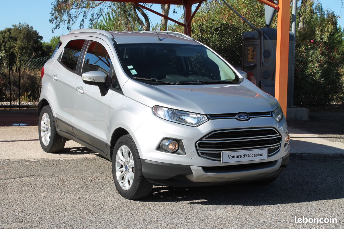 FORD ECOSPORT 4X2 1.5L TDCI 95CV BTE 5VT pack SPORT/TITANIUM SONY NAVI CUIR/GPS 2017 ETAT NEUF GARANTIE 6 MOIS MOT/BTE (image 1)