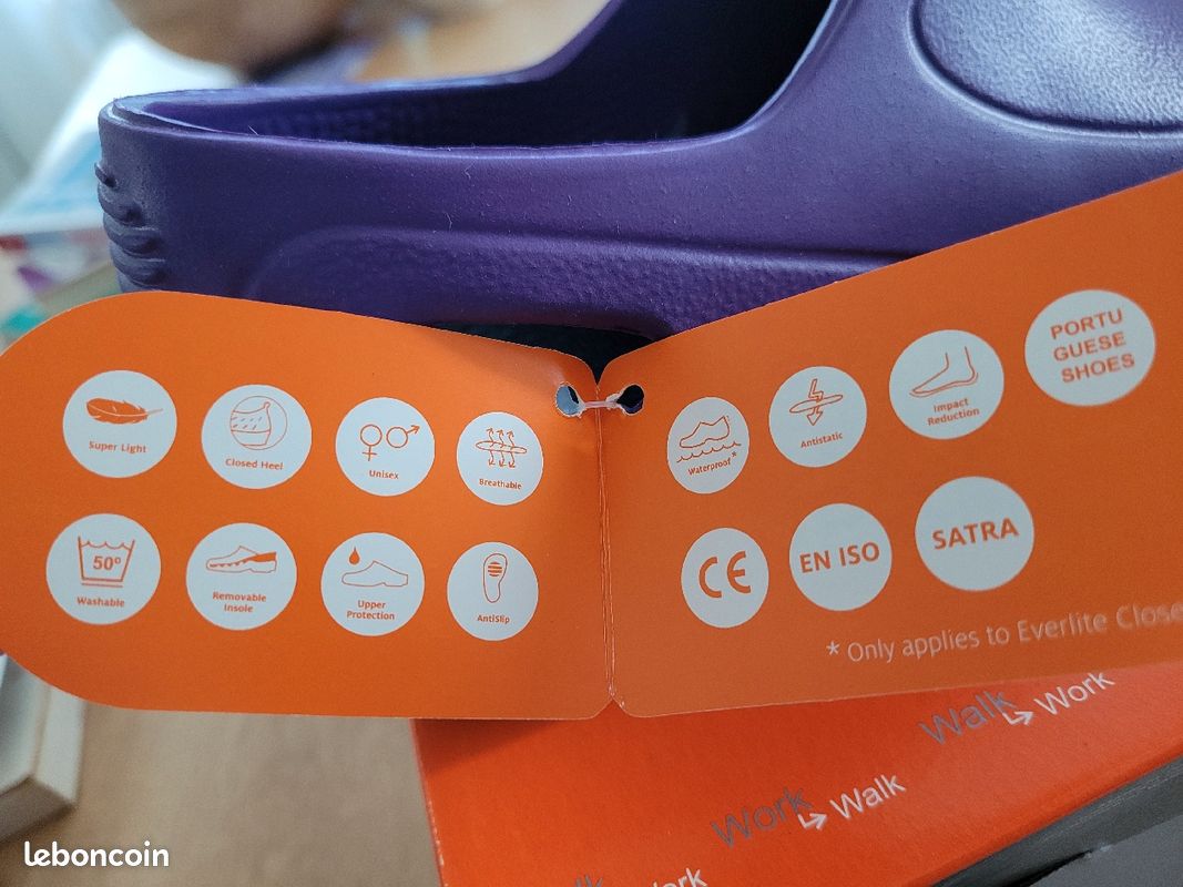 Chaussures d'hôpital pour infirmières, soignants Wock Everlite (image 6)
