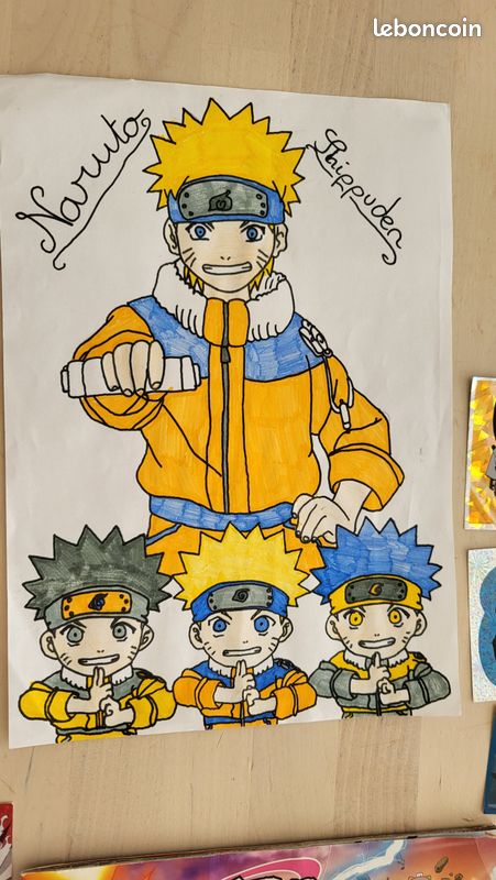 Gros lot Collector Naruto Shippuden - Album Panini bien rempli + 23 Cartes Rares (Introuvables) (image 5)