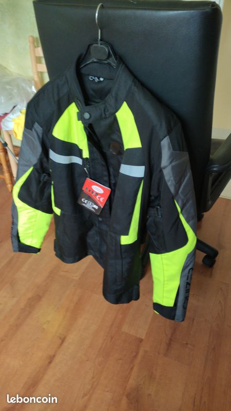 Blouson moto neuf + coques + doublure thermique amovible (image 3)