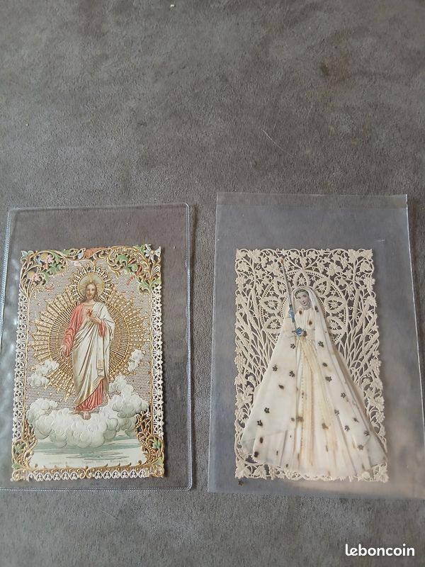 LOT DE 12 IAGES PIEUSES CANIVET RELIGION JESUS CROIX SAINTE THERESE | eBay