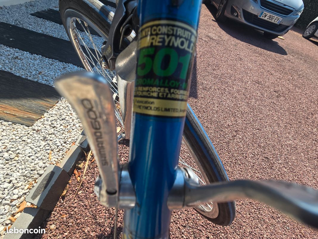 Vélo course vintage Gitane Record bleu taille s (image 5)