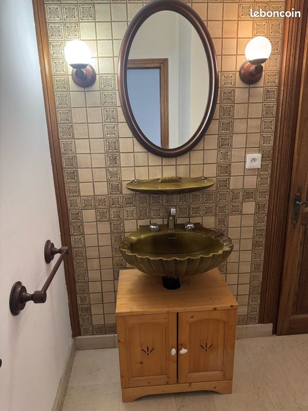 Vasque lavabo et tablette (image 2)