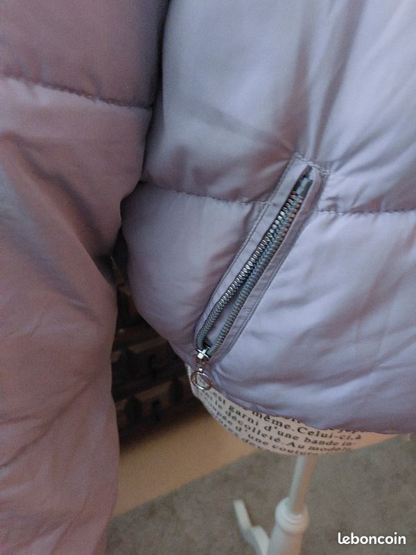 Doudoune lila chaude (image 3)
