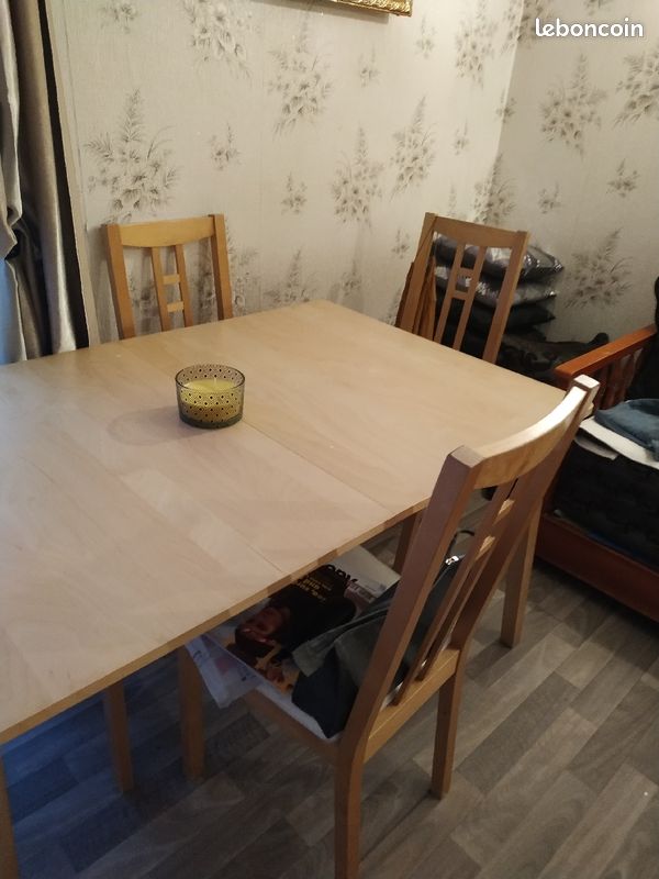 Table a manger + 4 chaises (image 2)