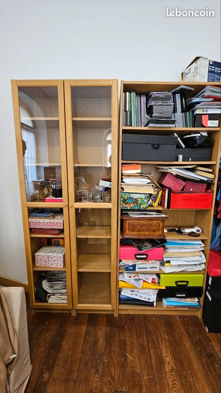 Bibliothèque Ikea couleur bois (image 2)