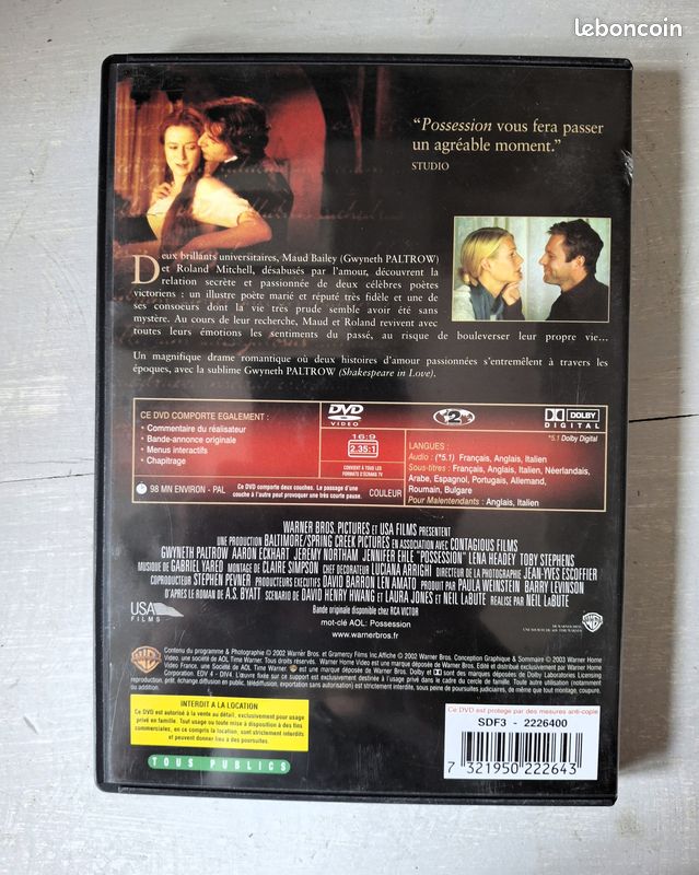 DVD film 'Possession' (image 3)