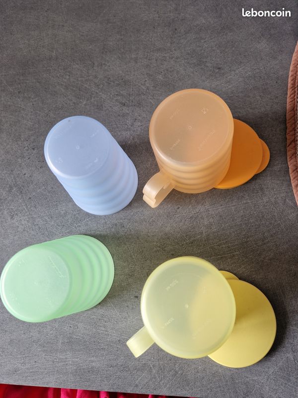 Lot de 4 verres TUPPERWARE (image 3)