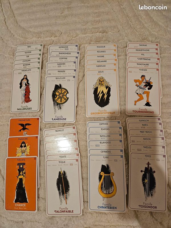 Jeu 7 familles mythologie (image 1)
