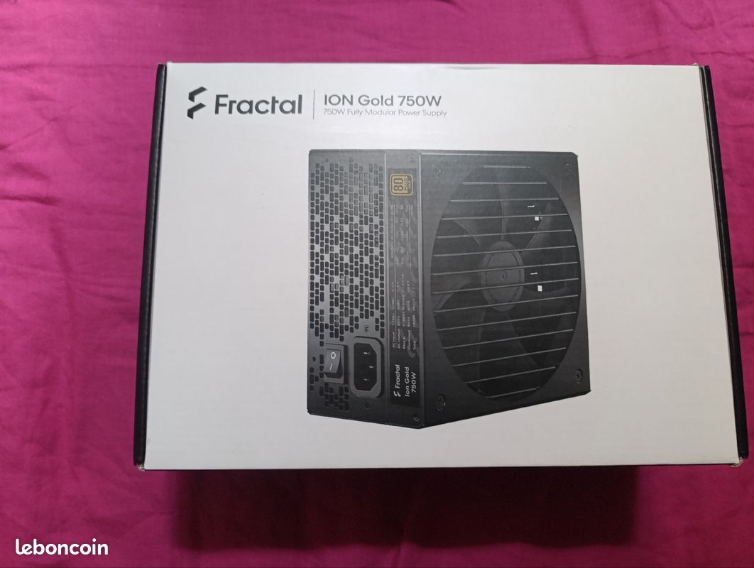 Fractal Ion 750w 80 gold + alimentation ATX tier A haut de gamme (image 1)