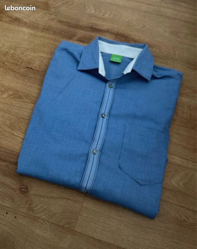 Authentique chemise Hugo BOSS L : Achat occasion | Chemises (homme) Hugo Boss Bleu Neuf, sans étiquette
