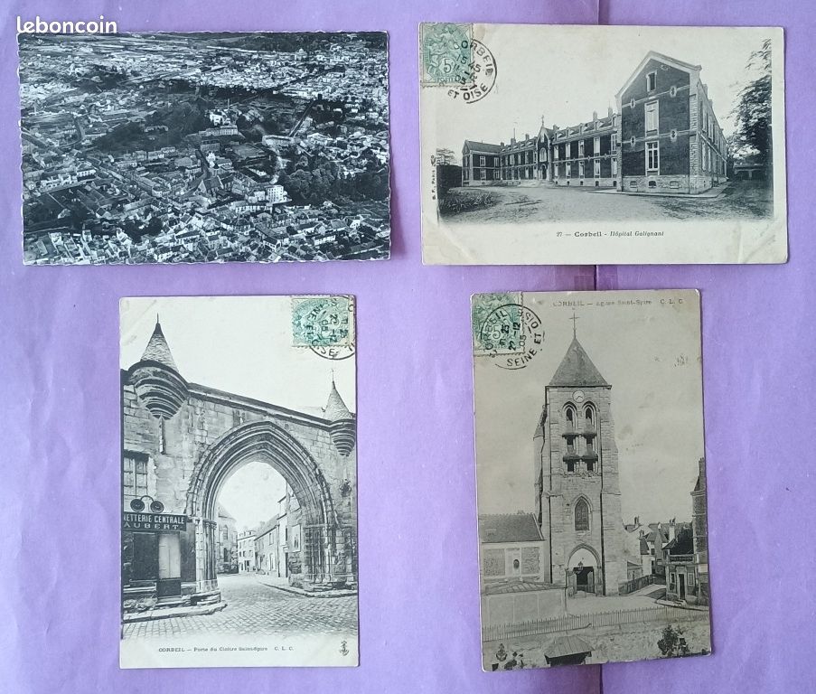 Carte Postale Ancienne CPA 91 Corbeil-Essonnes, Vue Sur La Seine, Noir Et Blanc, Années 1910