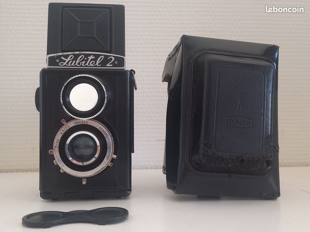 Appareil Photo Argentique LUMIERE LUDAX Années 1940 - Format 120 - Soufflet Noir - France