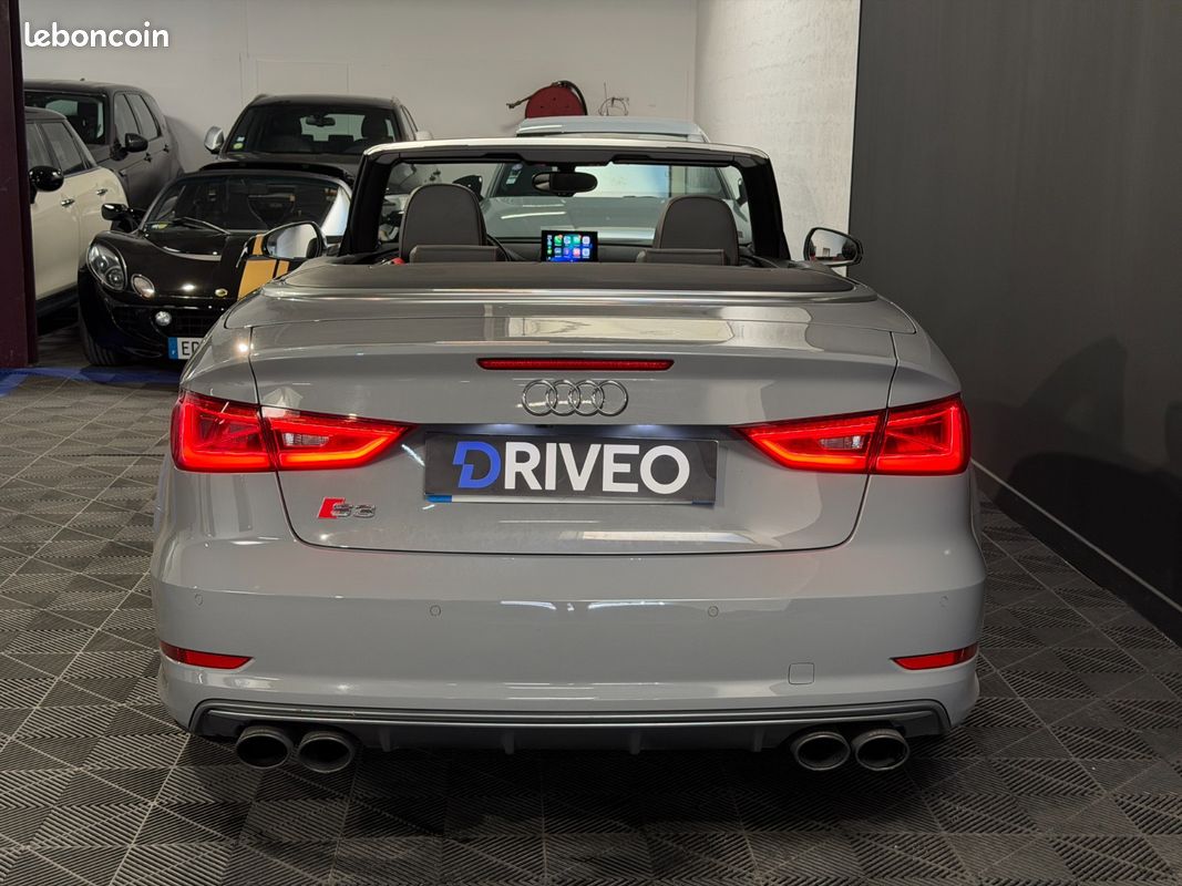 AUDI S3 CABRIOLET 2.0 TFSI 300cv QUATTRO S-Tronic 6 / BO / GRIS NARDO / CARPLAY / ENTRETIEN COMPLET (image 6)
