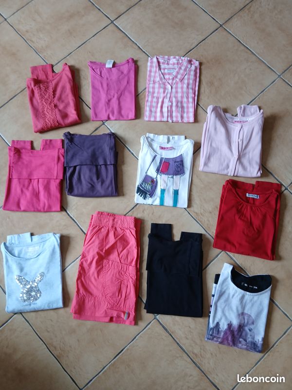Joli lot de vêtements pour fille taille 10 ans (image 1)