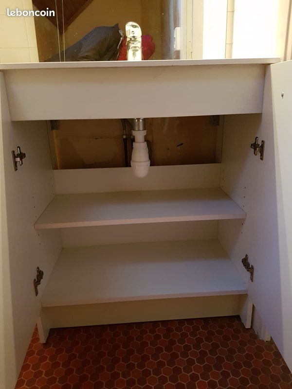 Ensemble meuble vasque et miroir salle de bain (image 6)