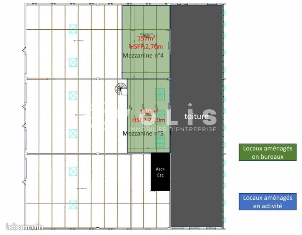 Local bureaux 3 046 m² (image 13)