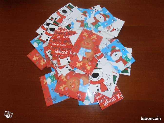 70 mini cartes Cadeaux Noël (69) (image 1)