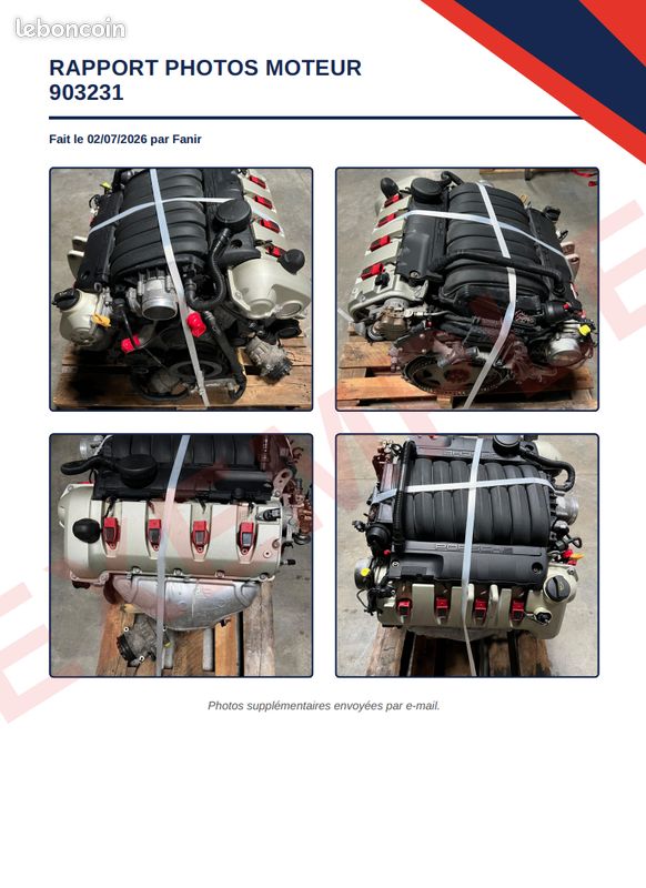 Moteur complet bmw x5 e70 / x6 e71 35d 3.0 286cv 306d5 (image 5)