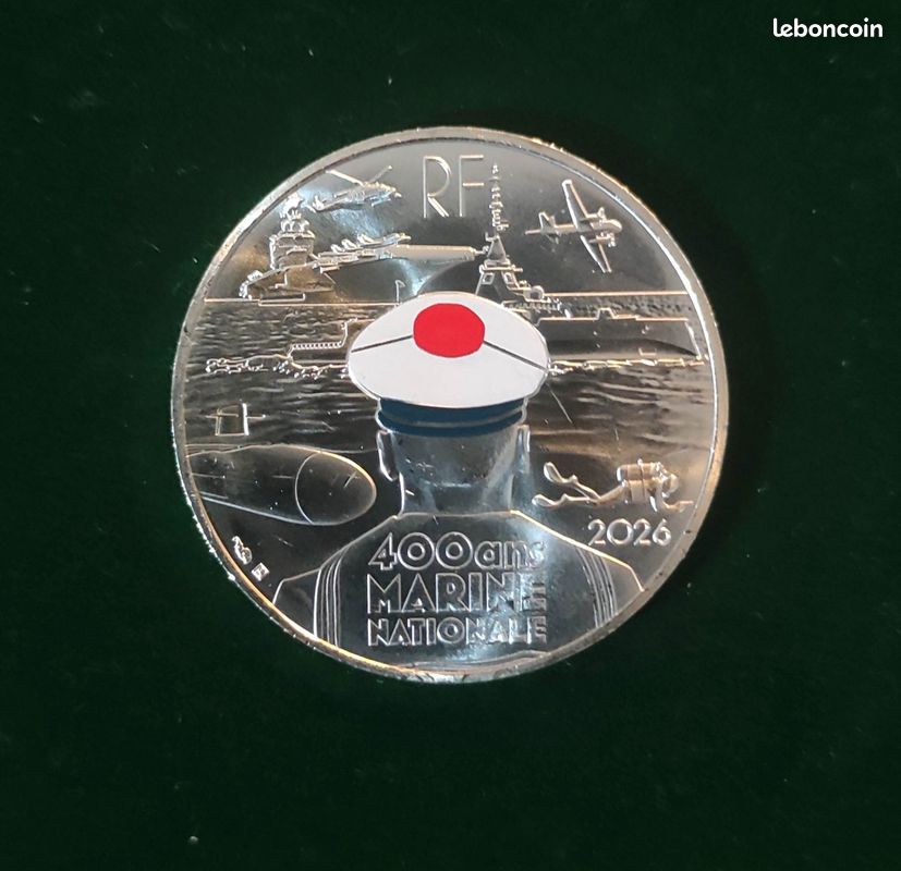 Pièce 10 EUROS Argent "400 ans Marine Nationale" (image 2)