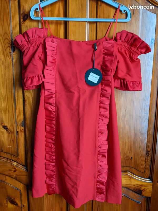 Robe chic Lunatic Italia rouge - taille S (image 3)