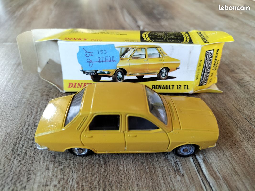 Dinky Toys Renault 12 réf. 1424 – Made in France – Années 70
