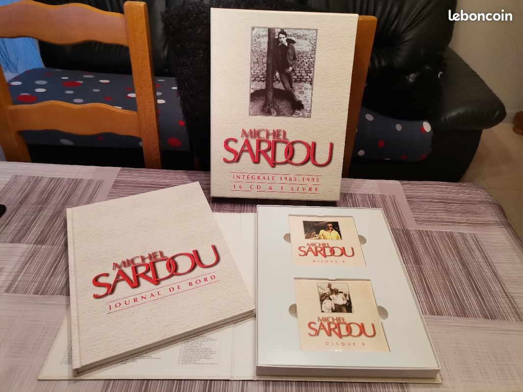 Coffret Michel Sardou integrale 1965 1995 16 CD +1 livre (image 1)