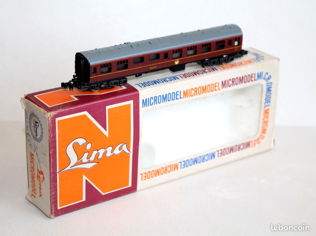 Locomotive Diesel FS D341 - Lima Micromodel N 1/160 - Italie - Fonctionne